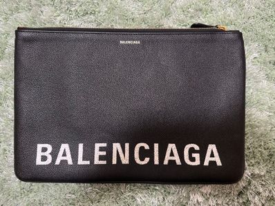 BALENCIAGA Ville Clutch Bag "Black"