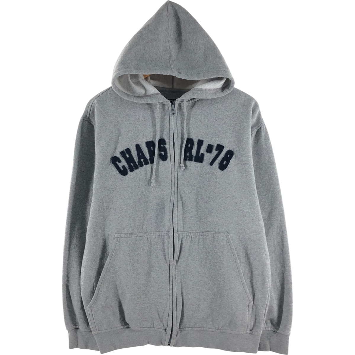 古着 90年代 ラルフローレン Ralph Lauren CHAPS チャップス スウェットフルジップパーカー メンズS相当 ヴィンテージ/eaa513203