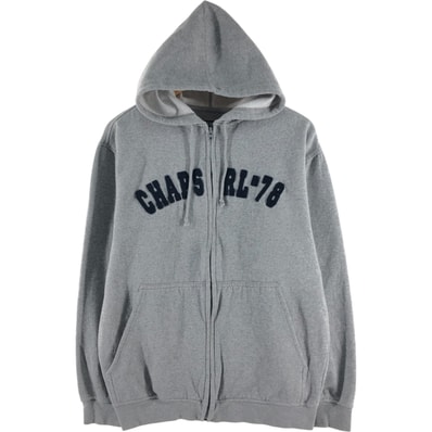 古着 90年代 ラルフローレン Ralph Lauren CHAPS チャップス スウェットフルジップパーカー メンズS相当 ヴィンテージ/eaa513203