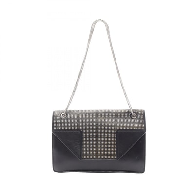 サンローランパリ SAINT LAURENT PARIS ベティ スタッズ ショルダーバッグ バッグ レザー レディース ブラック系 315680 【中古】