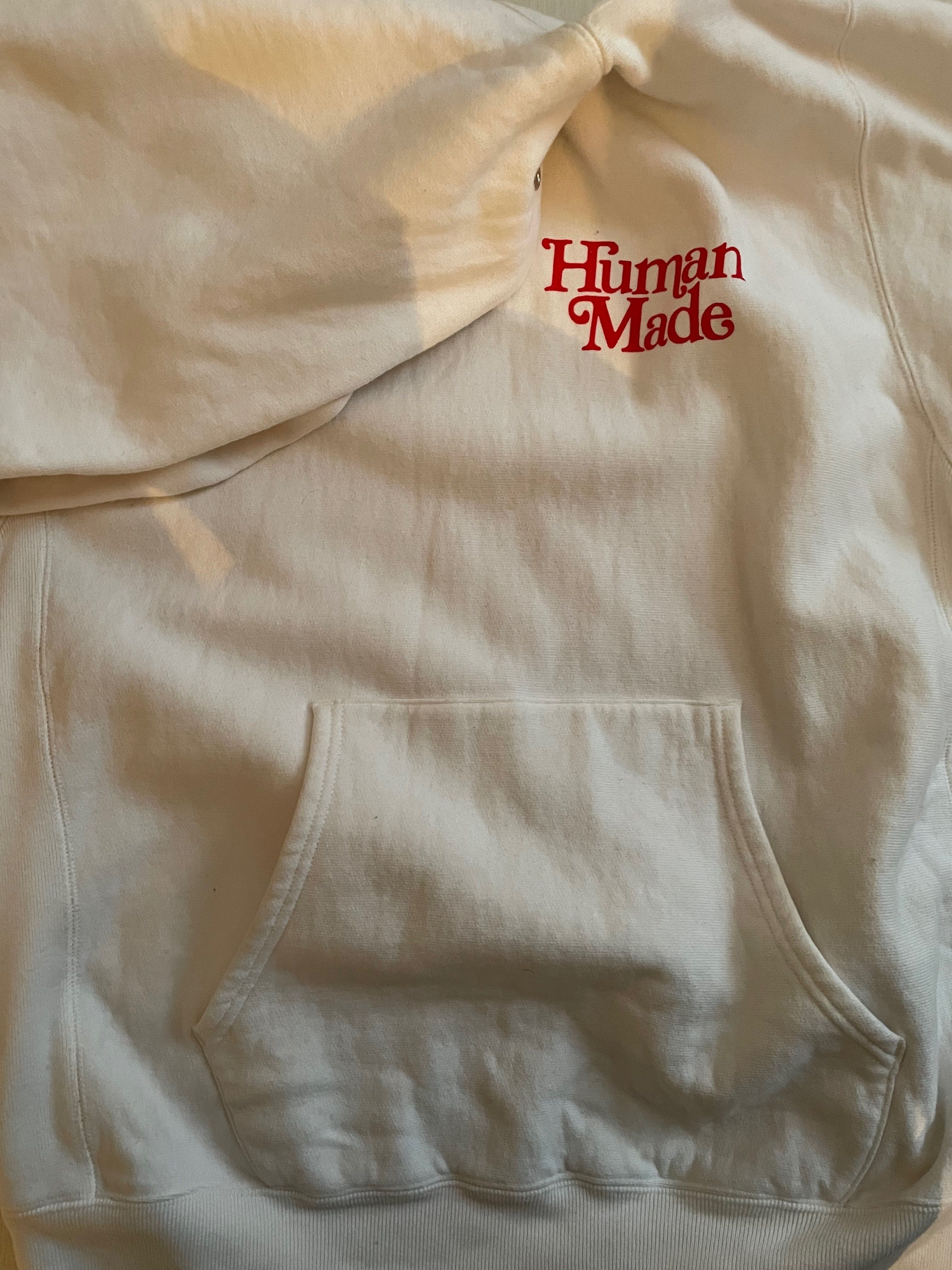 HUMAN MADE Girls Don ’t Cry hoodie "White" / VERDY