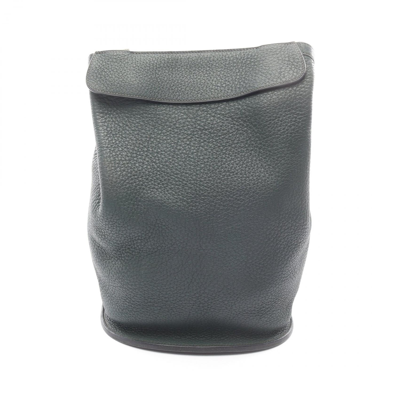 エルメス HERMES シェルパPM ヴェールフォンセ リュックサック バックパック バッグ レザー フィヨルド フィヨルド ヴェールフォンセ ○Y刻印(1995年製造) レディース グリーン系 【中古】