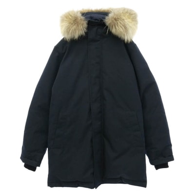 Pyrenex ピレネックス HMM037 ANNECY JACKET アヌシー ファー ダウン ジャケット チュニジア製 ダークネイビー系 M【中古】