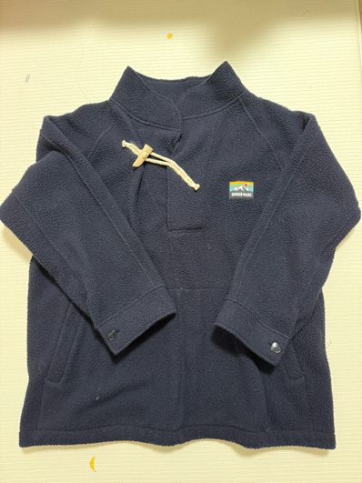HUMAN MADE OUTDOOR P/O FLEECE JACKET ネイビー