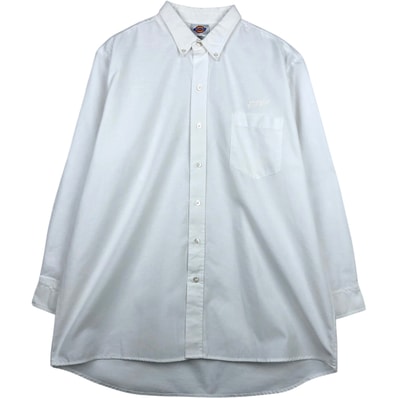 古着 ディッキーズ Dickies 長袖 ボタンダウンシャツ メンズXL相当/eaa632031