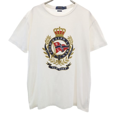POLO RALPH LAUREN ポロラルフローレン 半袖 Tシャツ S ホワイト