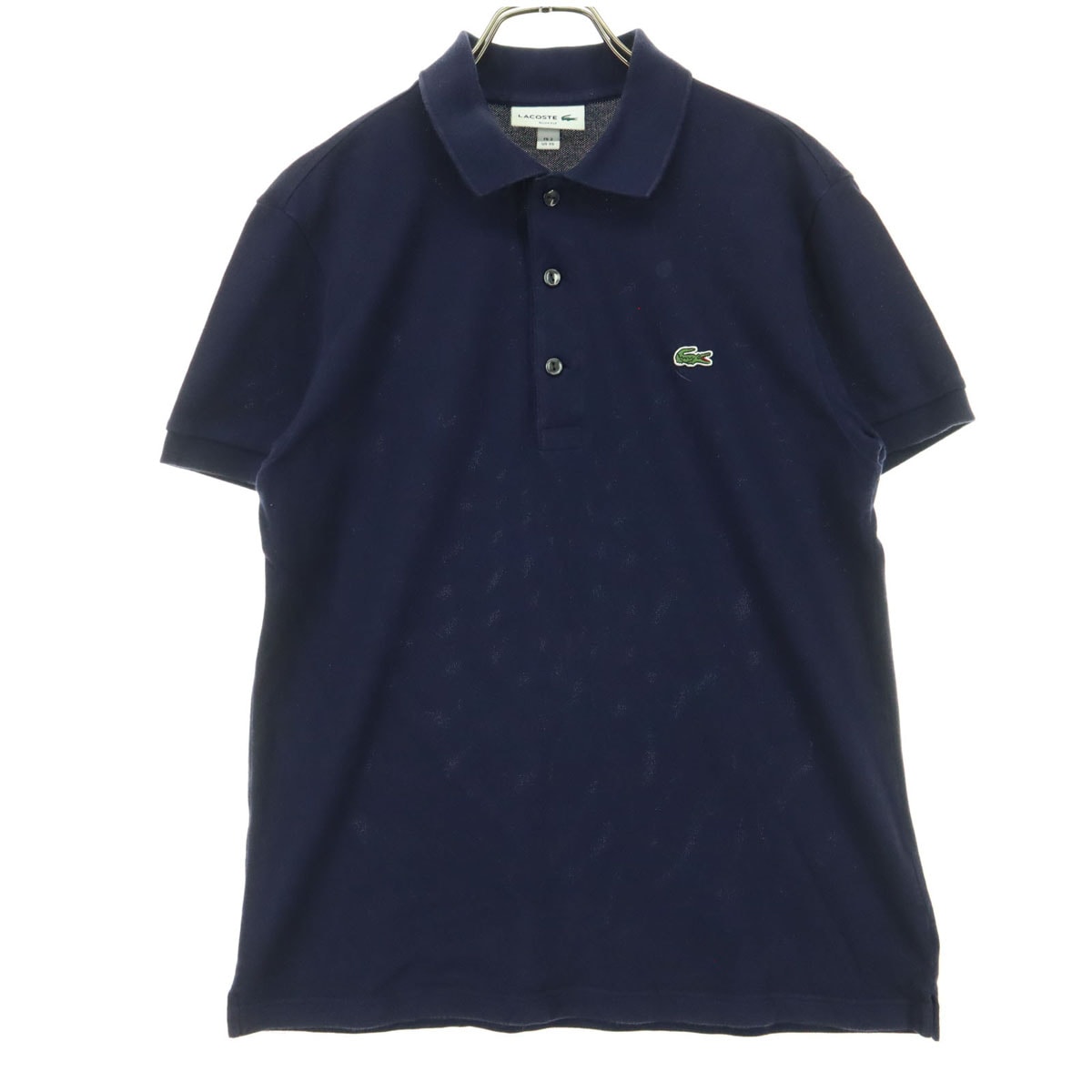 LACOSTE ラコステ ワンポイントロゴ 半袖 ポロシャツ XS ネイビー
