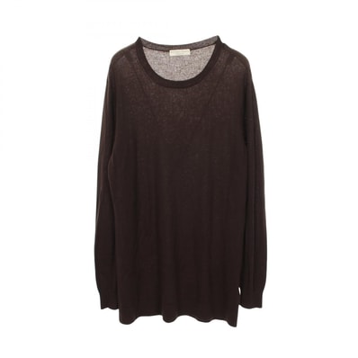 ボッテガヴェネタ BOTTEGA VENETA クルーネックセーター ニット 衣料品 トップス カシミヤ レディース ブラウン系 568898 【中古】