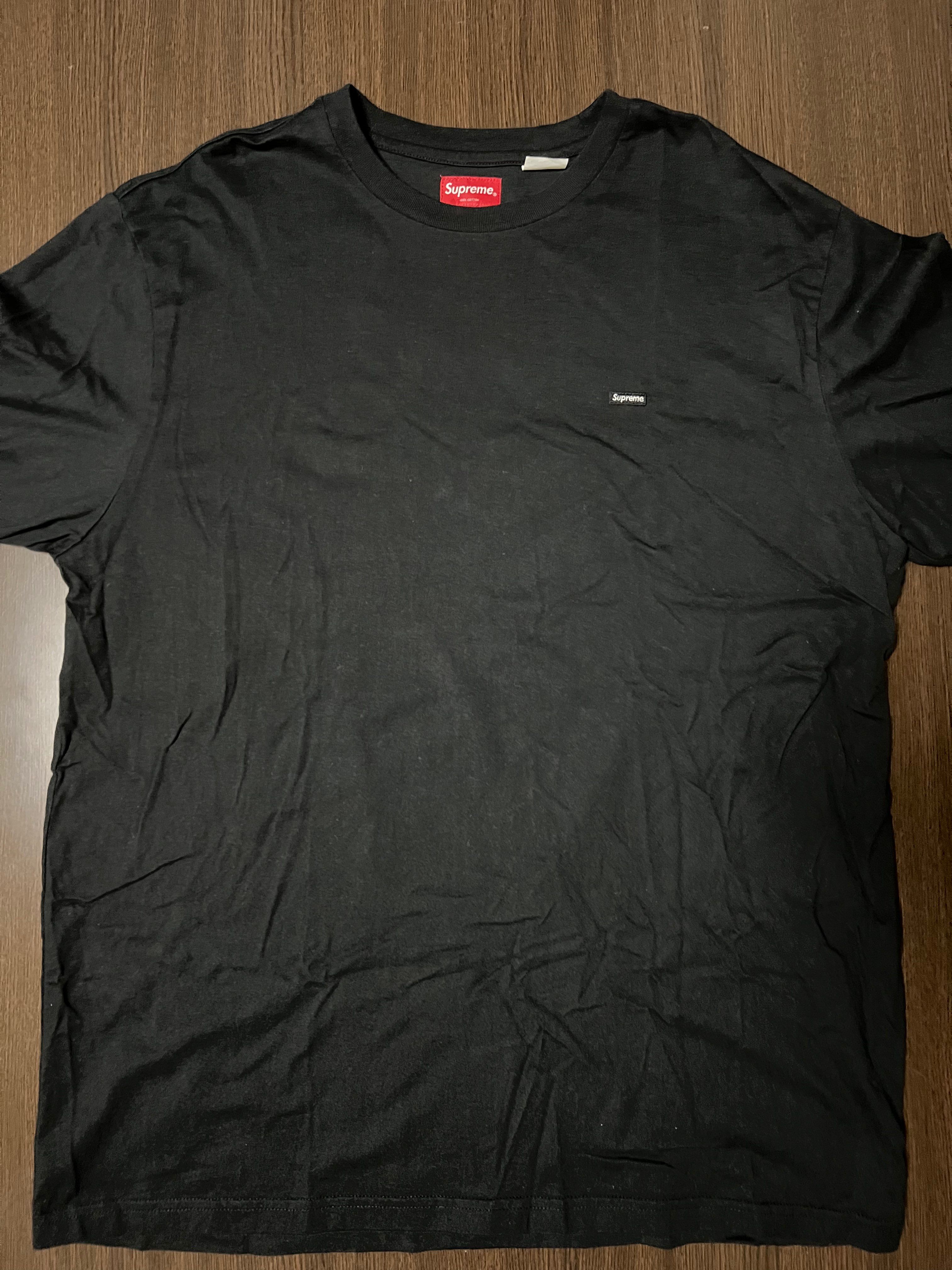 Supreme Small Box L/S Tee "Black"(22SS)