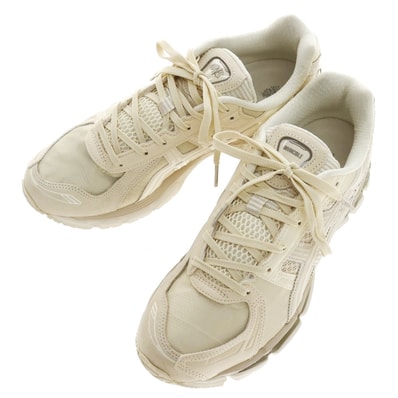 【中古】【未使用】アシックス asics × INVINCIBLE、MADNESS 2026年秋冬 スニーカー ライトベージュ【サイズ27】【メンズ】