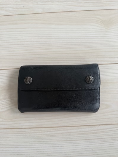 正規品!CHROME HEARTS クロムハーツ ウェーブ WAVE ウォレット 財布