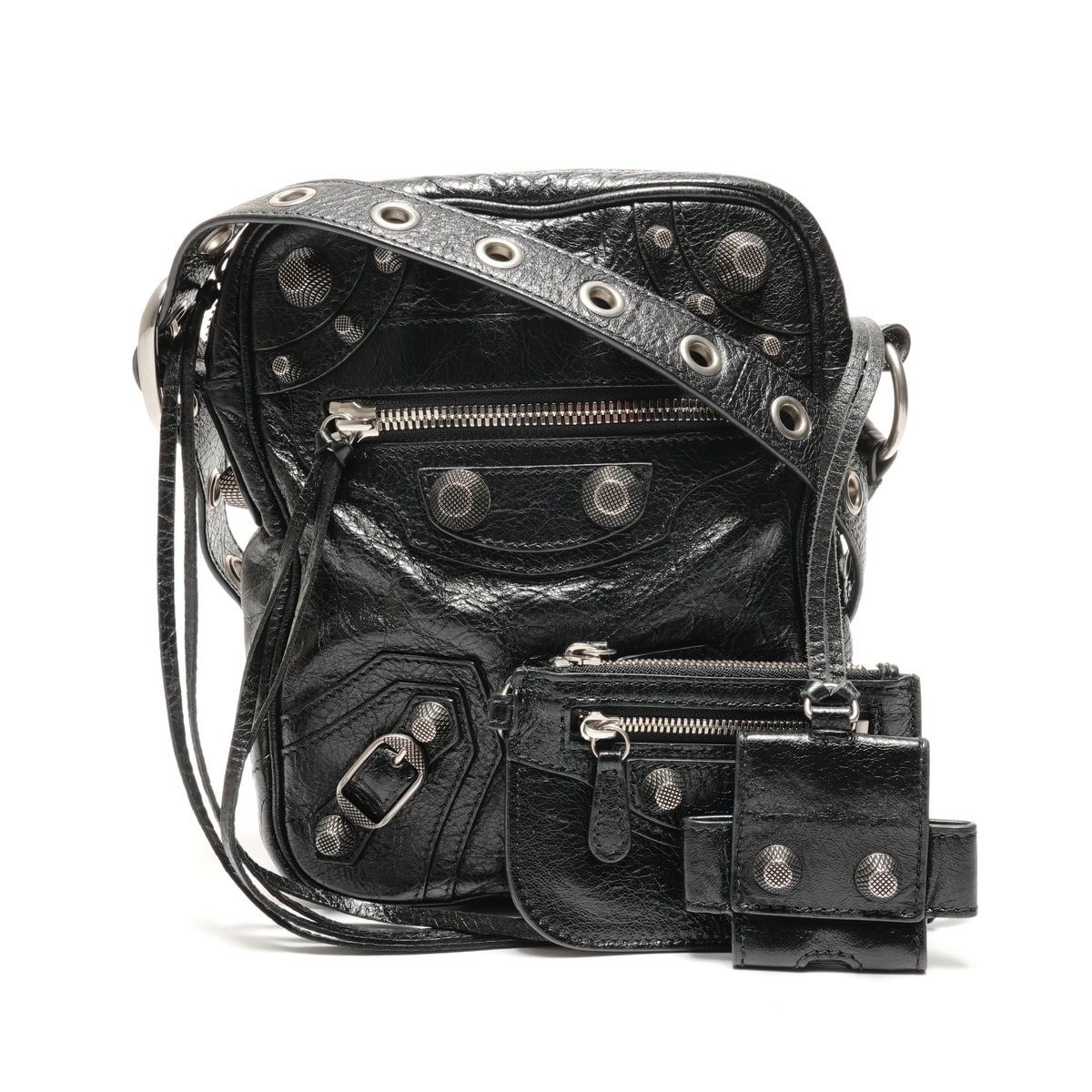 バレンシアガ BALENCIAGA レザー ル カゴール クロスボディバッグ ショルダーバッグ【中古】