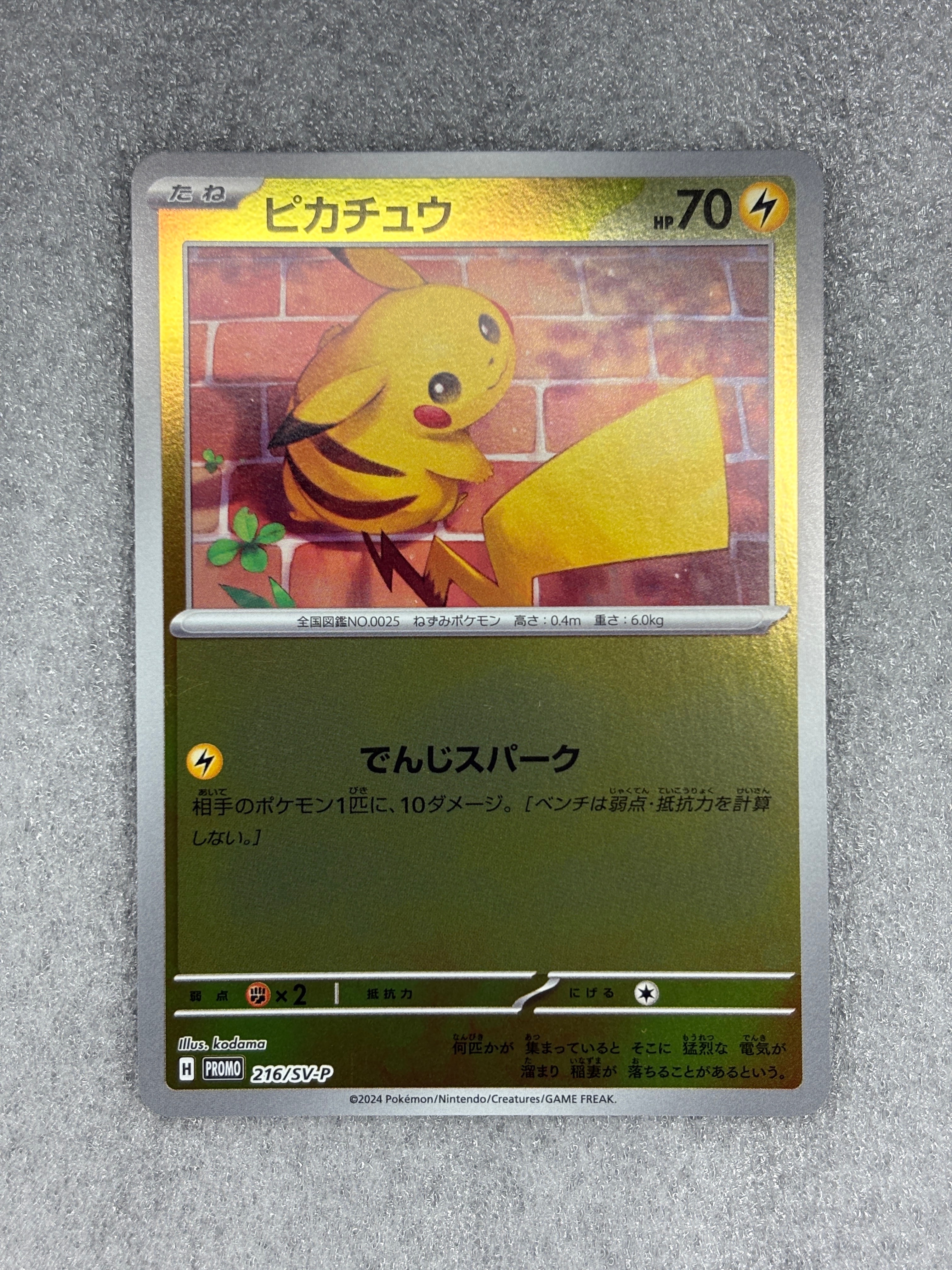 ピカチュウ P [SV-P 216](プロモカードパック「ポケカの夏がキタ