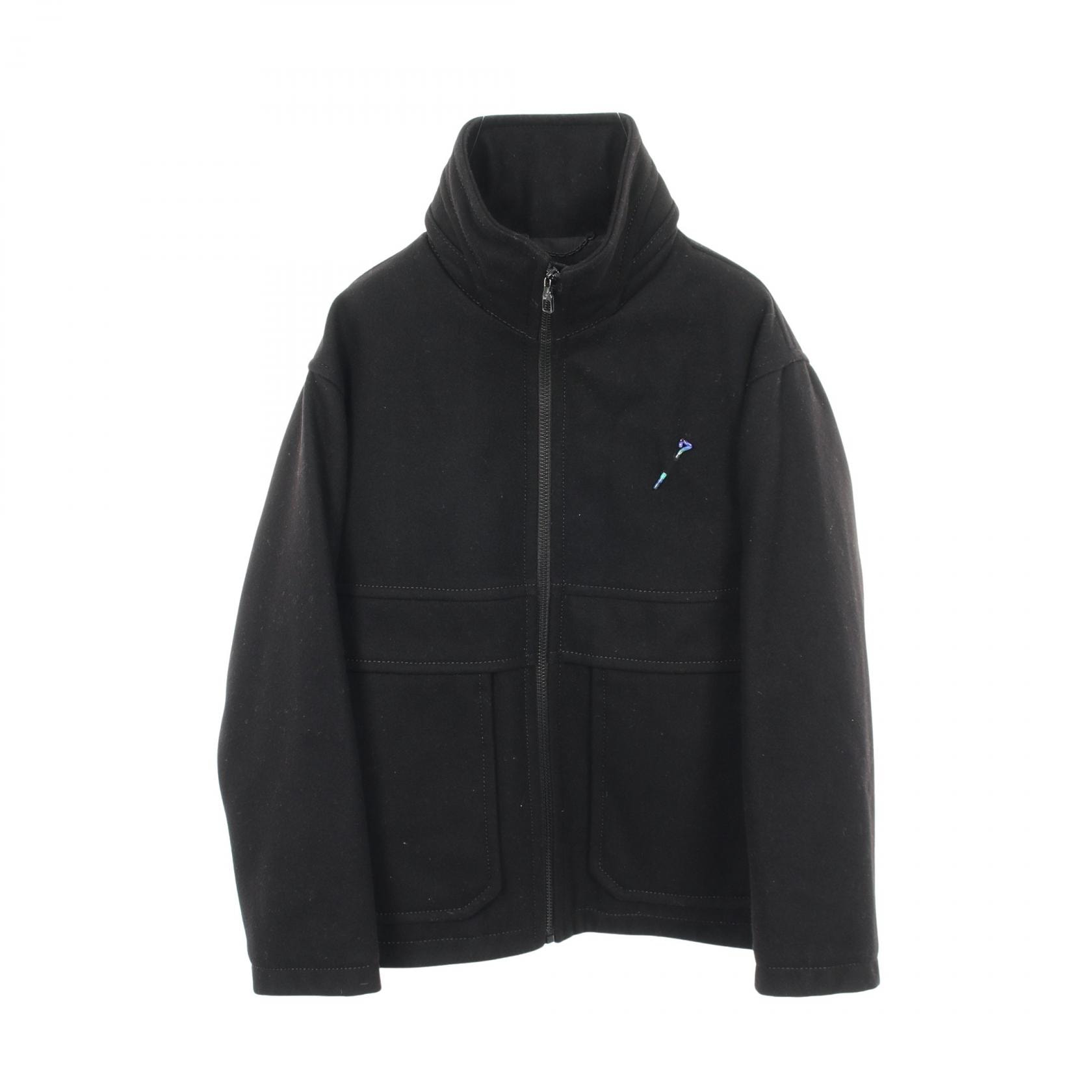 ルイ・ヴィトン LOUIS VUITTON LVM ビジネスブルゾン ブローチ付き ブルゾン 衣料品 アウター ウール メンズ ブラック系 RM212M DD0 HLB10W 【中古】