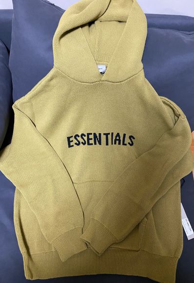 FEAR OF GOD ESSENTIALS KNIT PULLOVER "Amber"