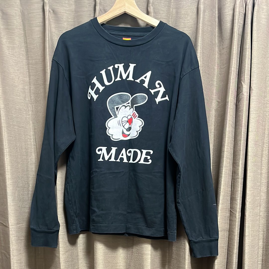 HUMAN MADE GDC White Day L/S T-shirt "Black" / VERDY