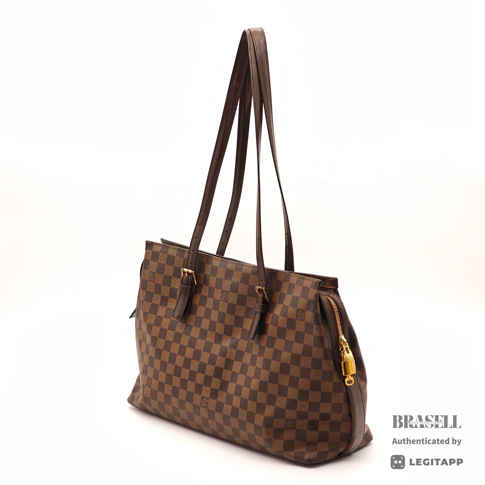 LOUIS VUITTON ルイ・ヴィトン チェルシー ダミエ チェルシー N51119  TH1017 ハンドバッグ Canvas Brown レディース