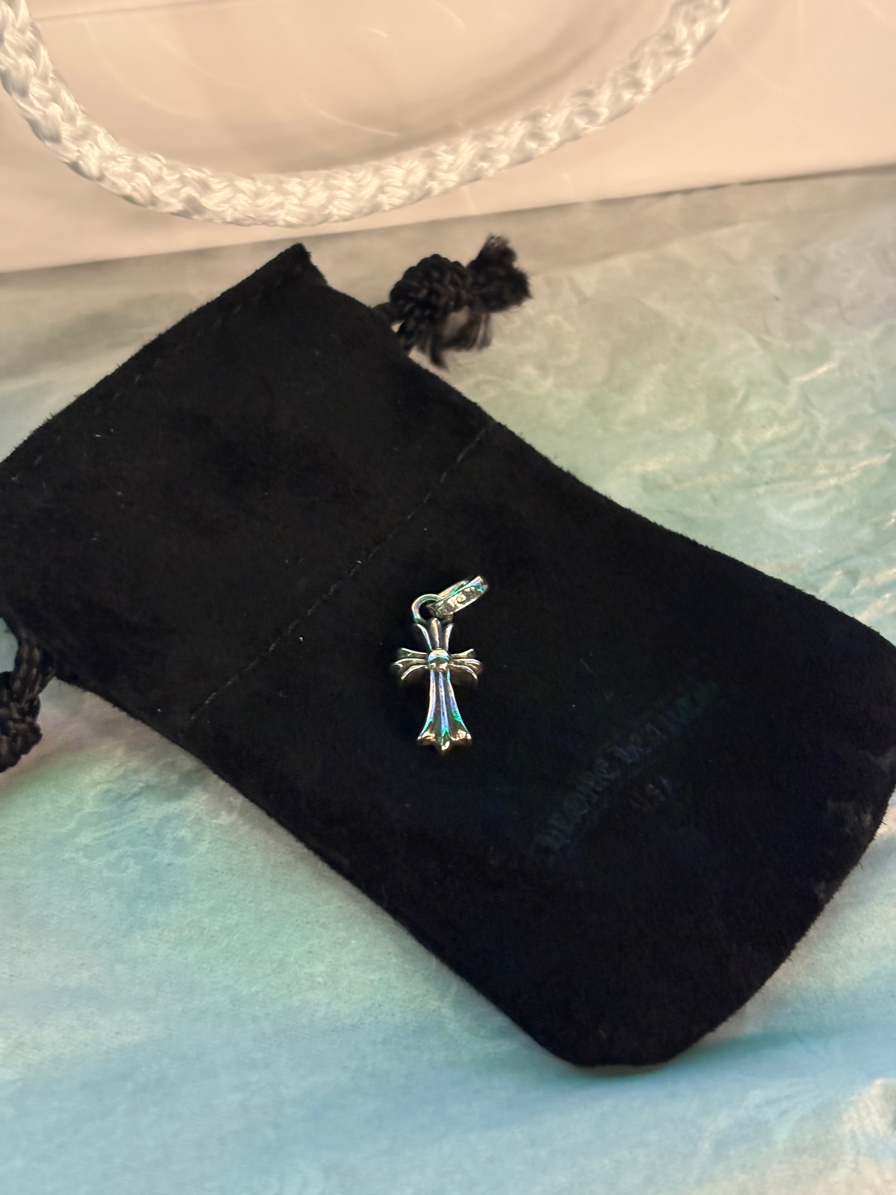 Chrome Hearts Cross Baby Fat Charm "Silver"