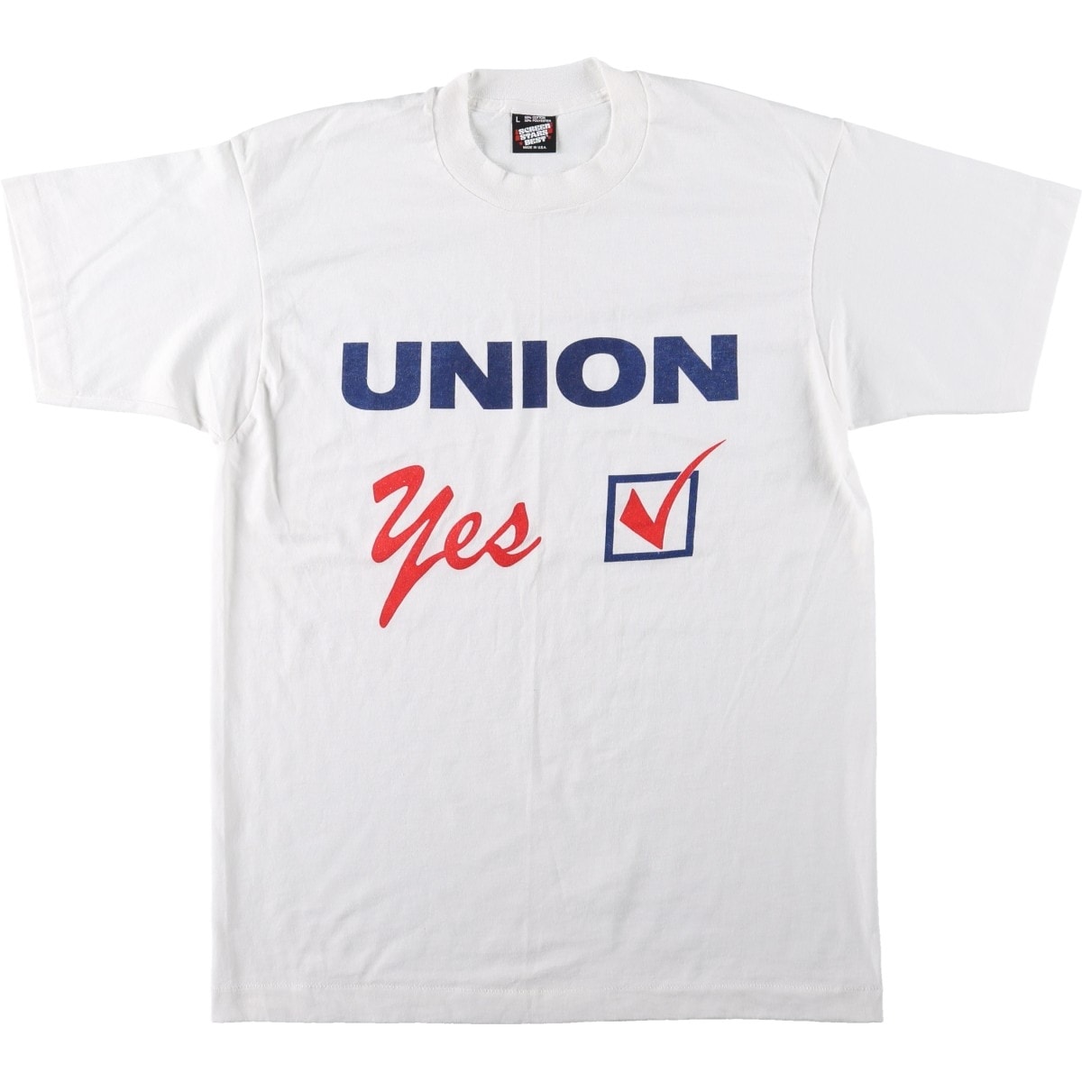 古着 90年代 フルーツオブザルーム FRUIT OF THE LOOM BEST プリントTシャツ USA製 メンズL相当 ヴィンテージ/eaa667840