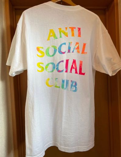 アンチソーシャルソーシャルクラブ Thai Dye White Tee L
