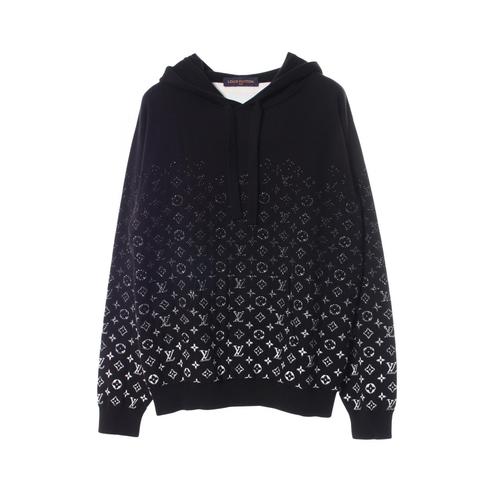 ルイ・ヴィトン LOUIS VUITTON モノグラムグラディエント フーディ パーカー 衣料品 トップス コットン メンズ ブラック系 RM222Q USO HNN45W 【中古】