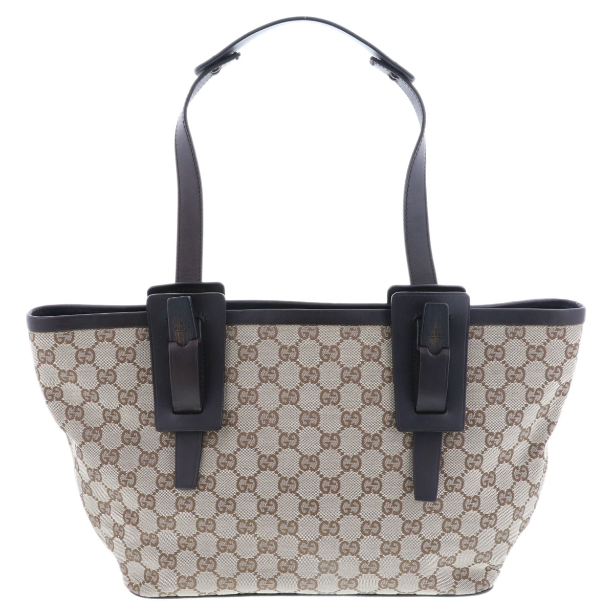 GUCCI グッチ GGキャンバス ショルダーバッグ ショルダーバッグ 106241 GGキャンバス ブラウン レディース【中古】