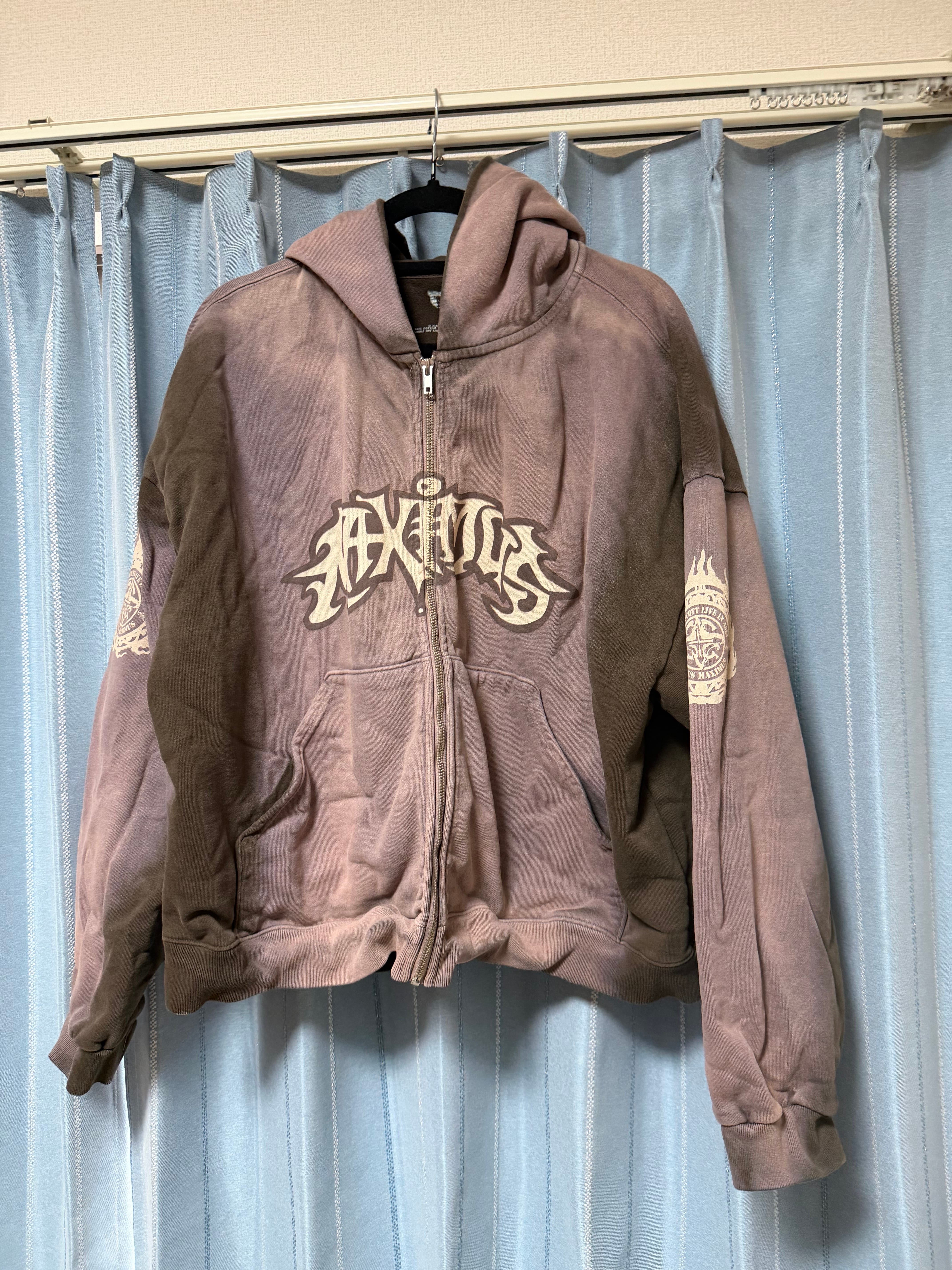 Travis Scott Cactus Jack Maximus Dragon Zip Hoodie "Brown"