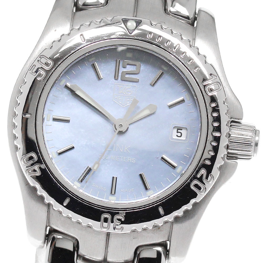 タグホイヤー リンク デイト WT141G クォーツ レディース 【中古】