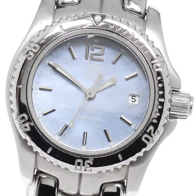 タグホイヤー リンク デイト WT141G クォーツ レディース 【中古】