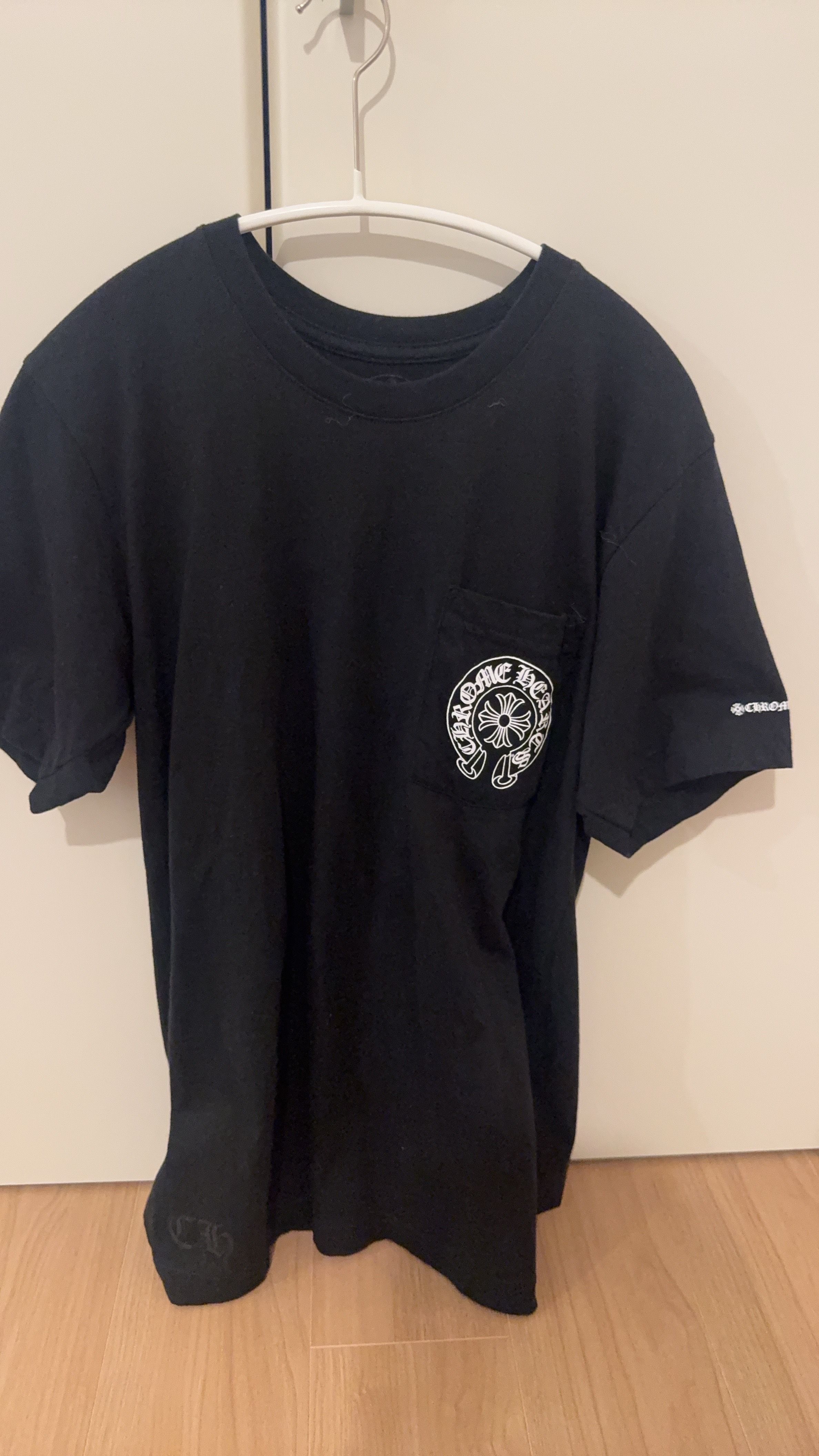 Chrome Hearts Horse Shoe Logo Pocket T-Shirt "Black"