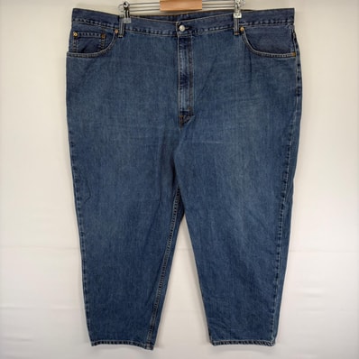 古着 リーバイス Levi's デニム パンツ 560 テーパード ジップ ジーパン 大きいサイズ バギー ジーンズ w50 L30 ブルー系 メンズ