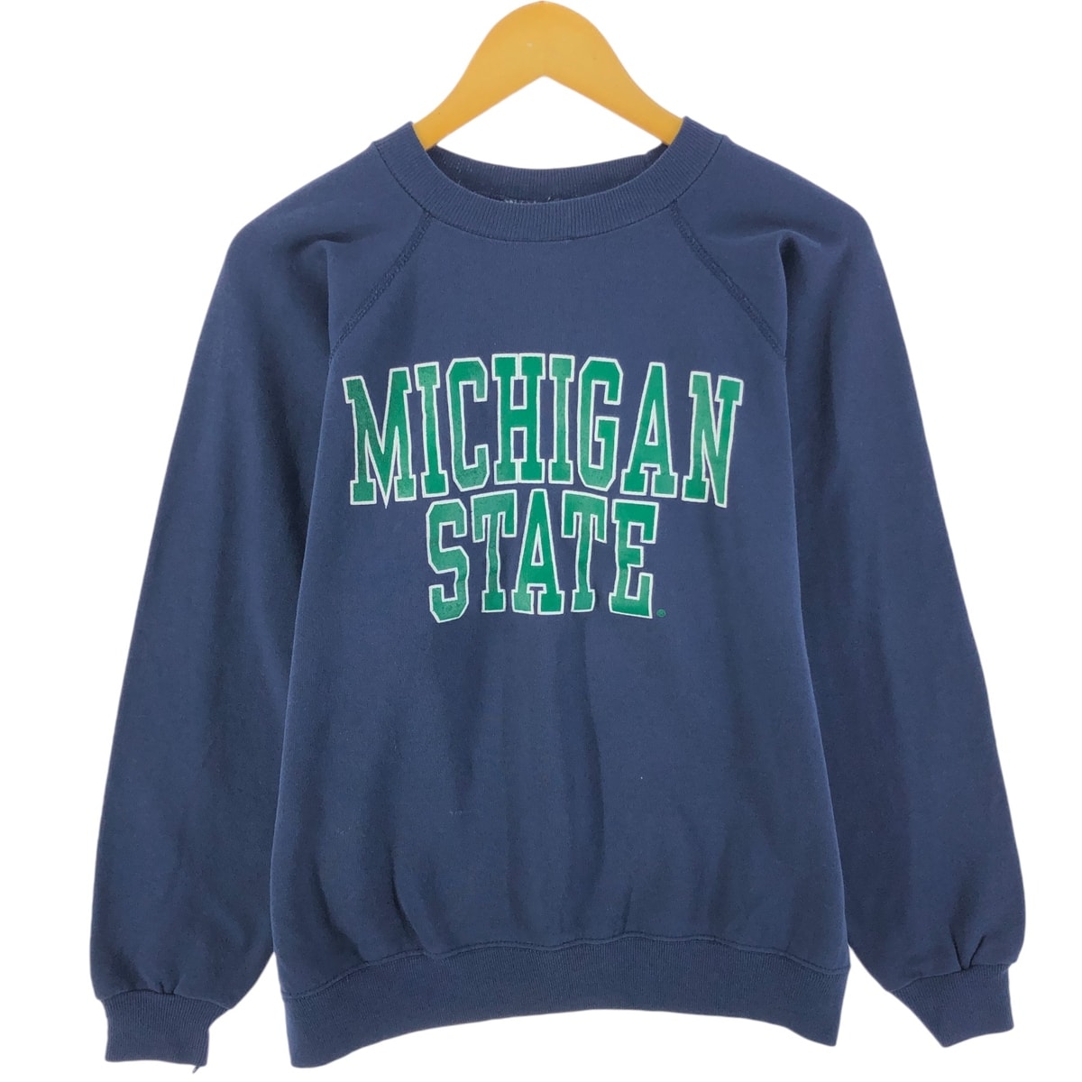 古着 90年代 ヘインズ Hanes ACTIVEWEAR MICHIGAN STATE ミシガン州立大学 カレッジスウェットシャツ トレーナー USA製 メンズL相当/eaa524331