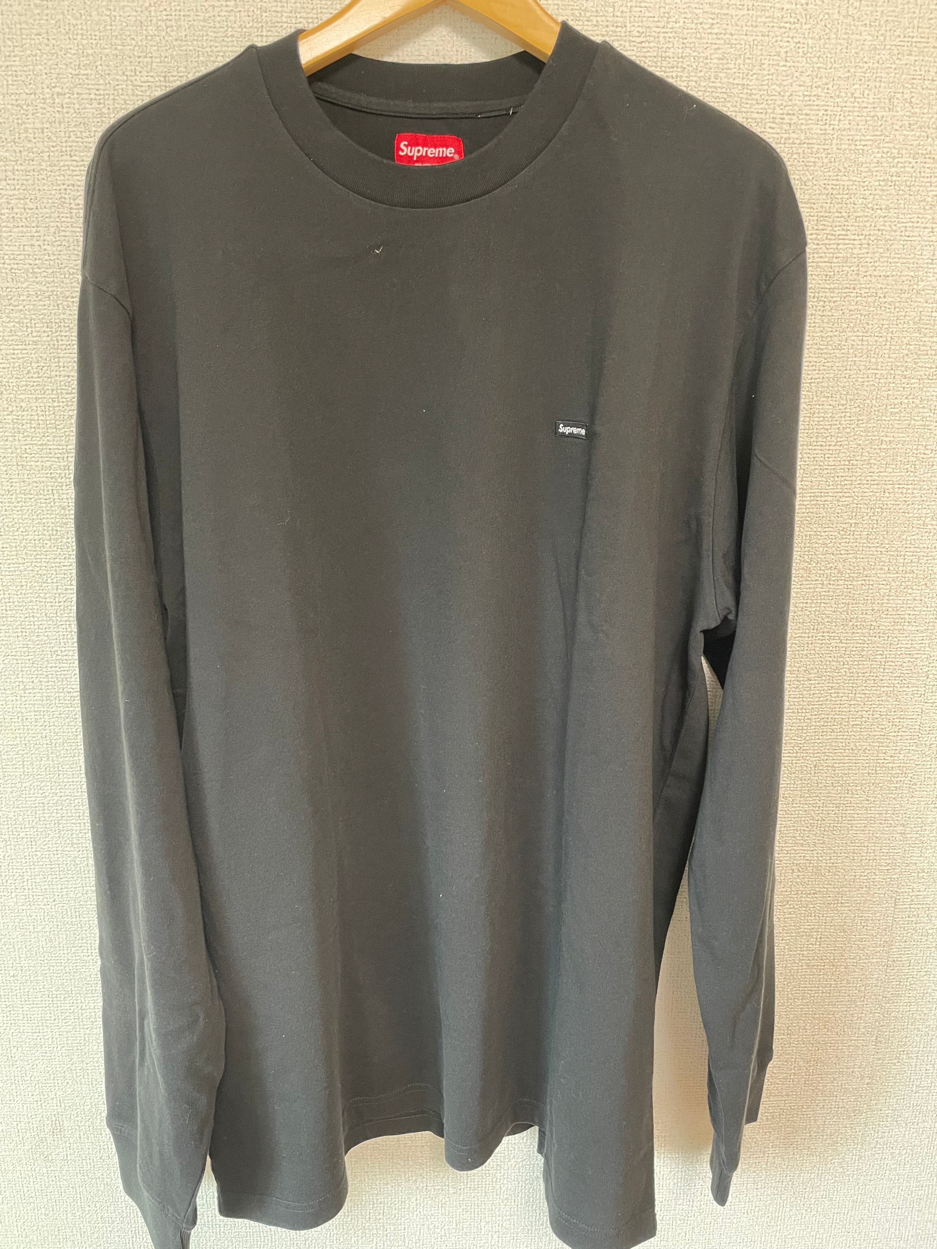 Supreme Small Box L/S Tee "Black"(22FW)