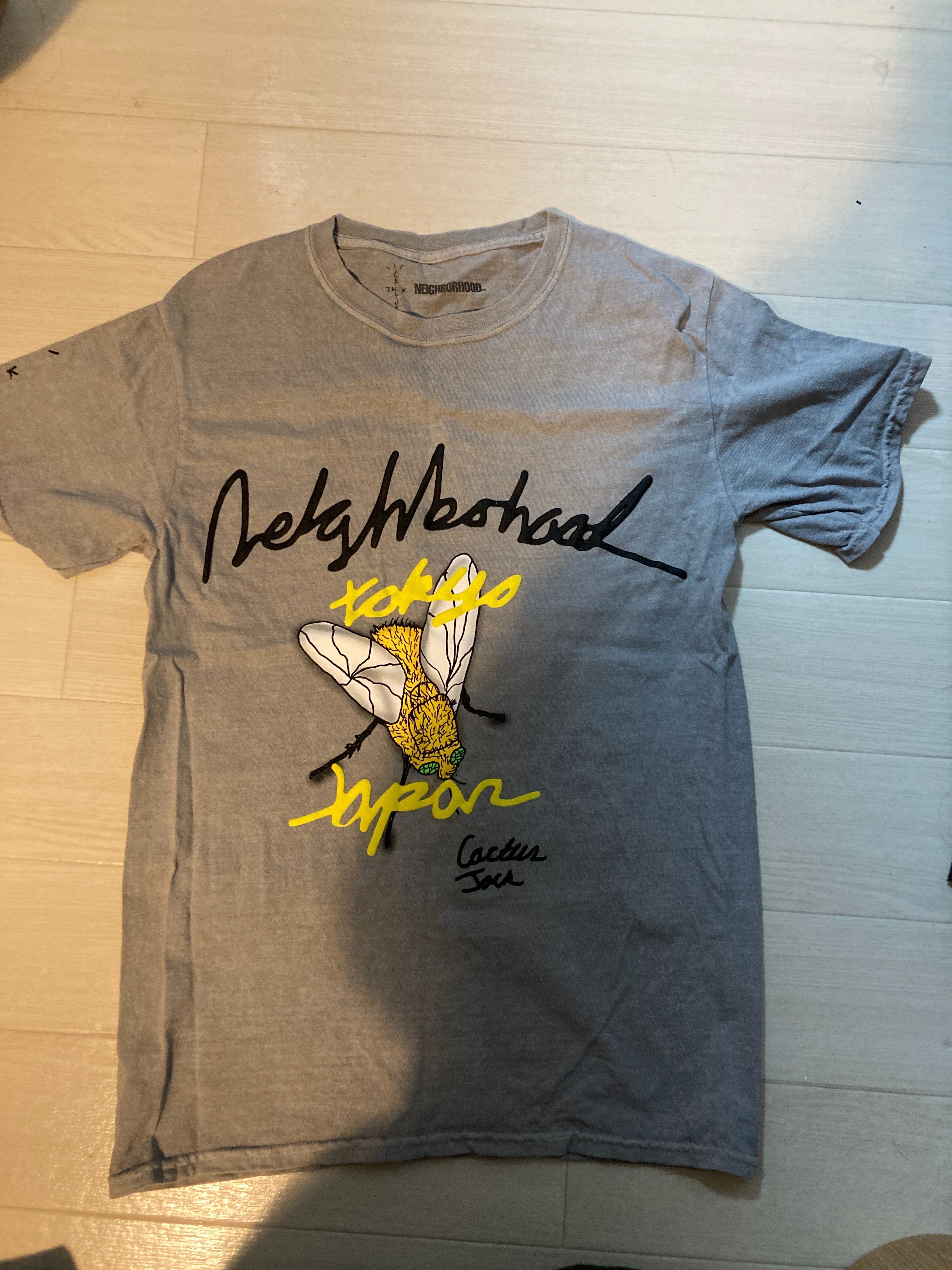 NEIGHBORHOOD Travis Scott Cactus Jack Carousel T-shirt "Grey"