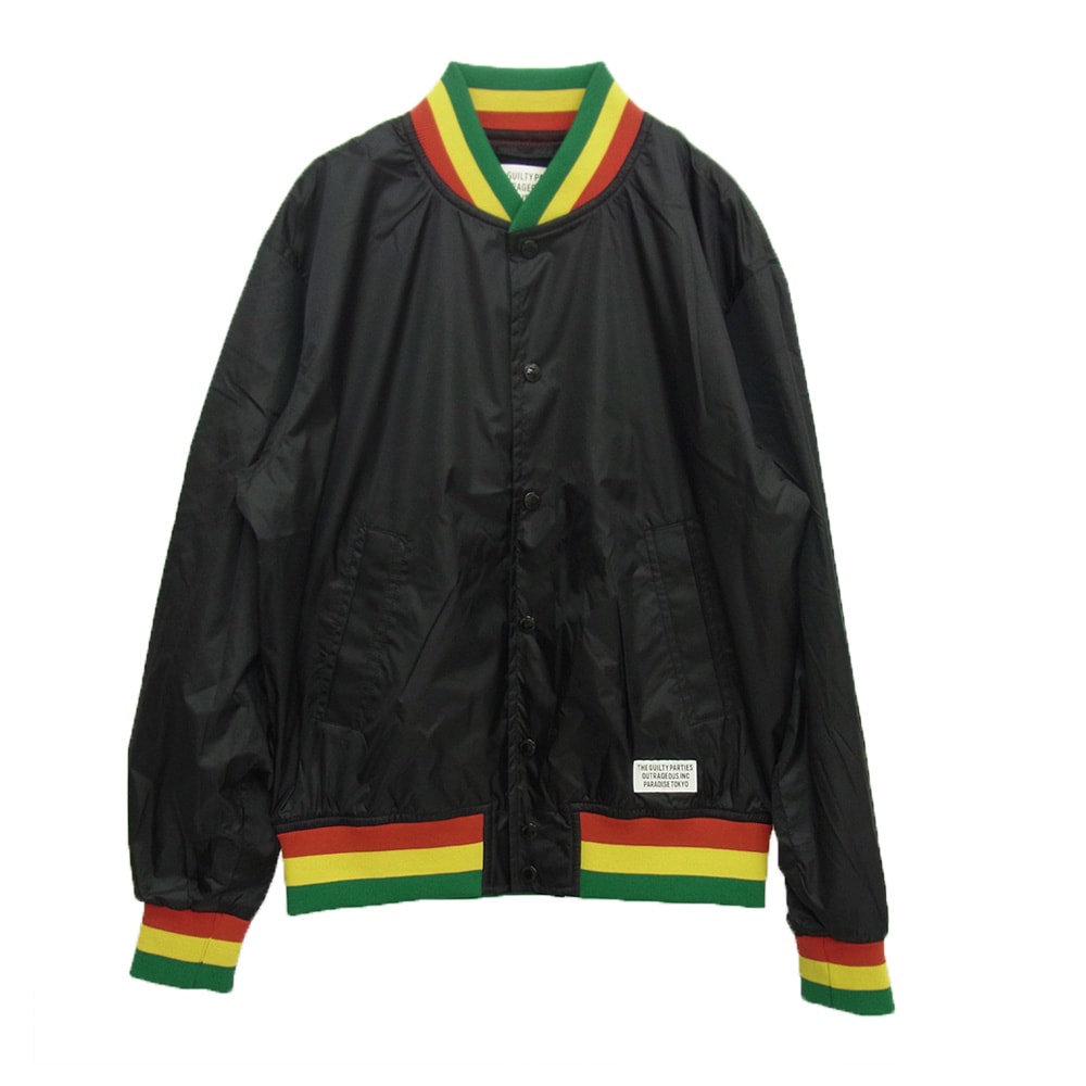 WACKO MARIA ワコマリア ブルゾン 18SS SKA-BOO-DA-BA ナイロンブルゾン ブラック系【極上美品】【中古】