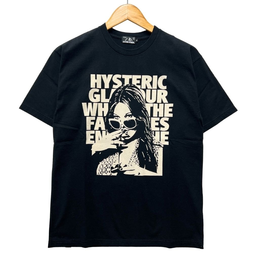 HYSTERIC GLAMOUR ヒステリックグラマー ガールプリント  半袖Ｔシャツ 53297