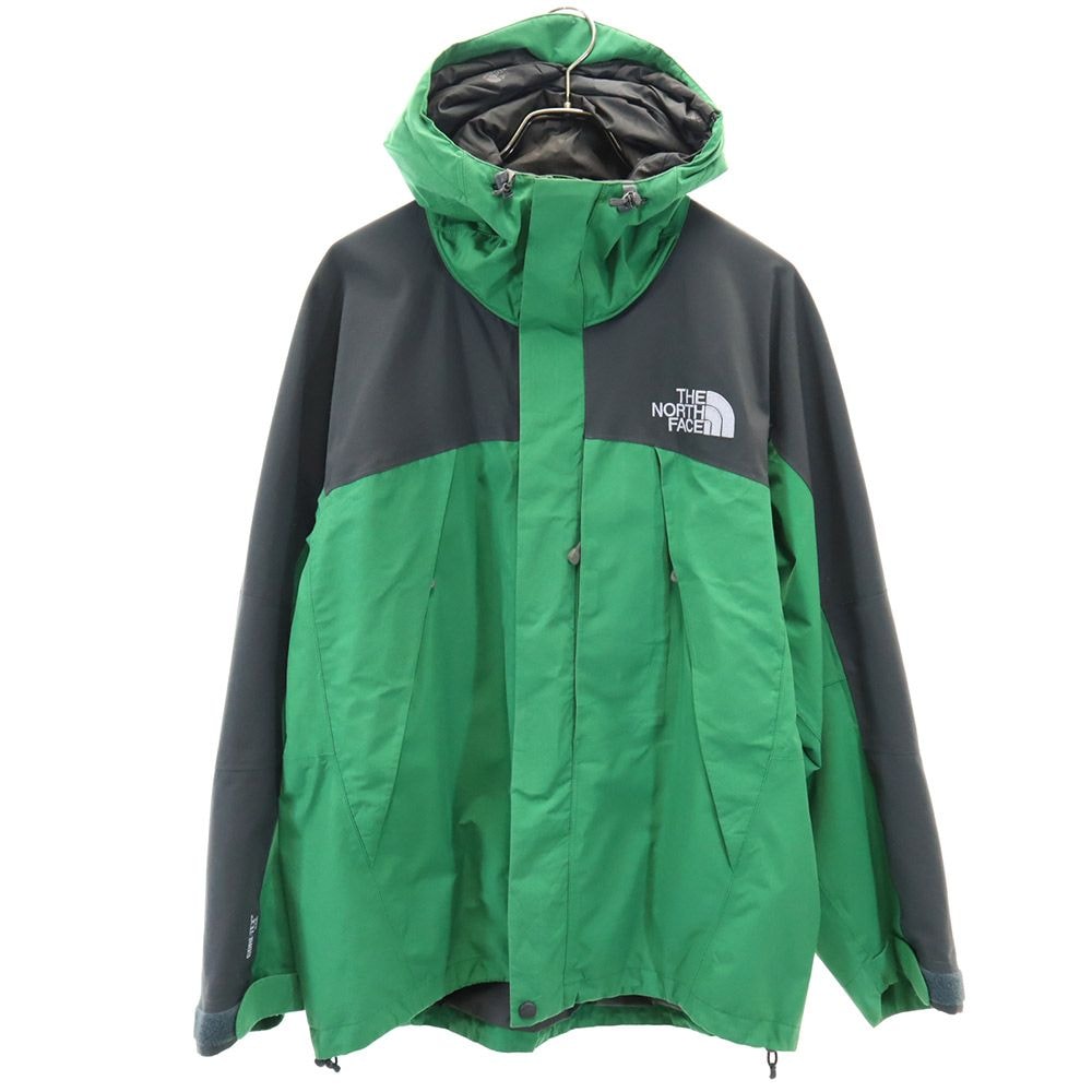 THE NORTH FACE ノースフェイス アウトドア NP15400 ゴアテックス マウンテンジャケット M グリーン フード