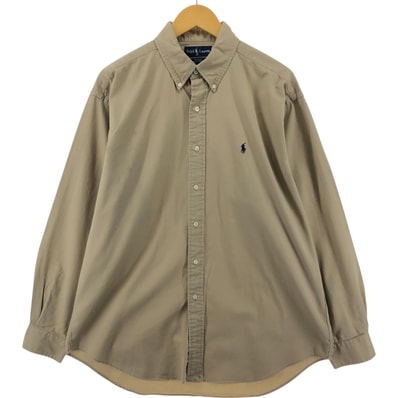 古着 ラルフローレン Ralph Lauren BLAKE 長袖 ボタンダウンシャツ メンズL相当/eaa548025