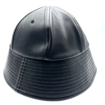 COMME des GARCONS HOMME Synthetic Leather Mix "Black"