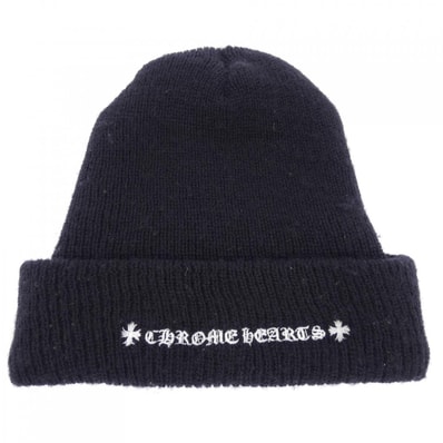 Chrome Hearts Wool Watch Cap CH Plus "Black/White"