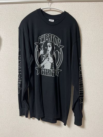 Supreme x HYSTERIC GLAMOUR L/S Tee "Black"