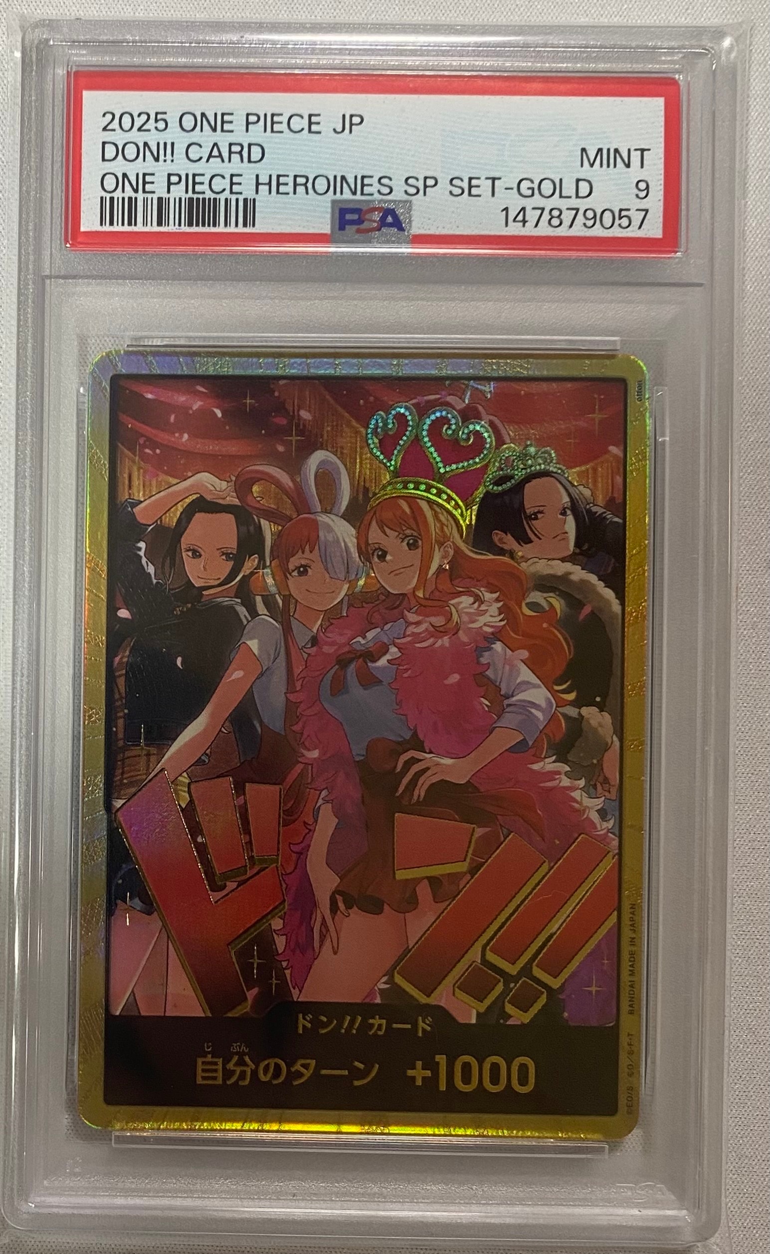 PSA10】ドン!!カード : ロビン&ウタ&ナミ&ハンコック スーパーパラレル