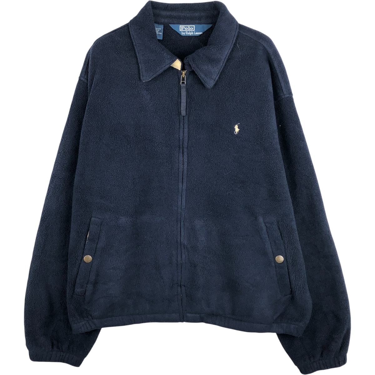 古着 ラルフローレン Ralph Lauren POLO by Ralph Lauren スイングトップタイプ フリースジャケット メンズXL相当/eaa616882