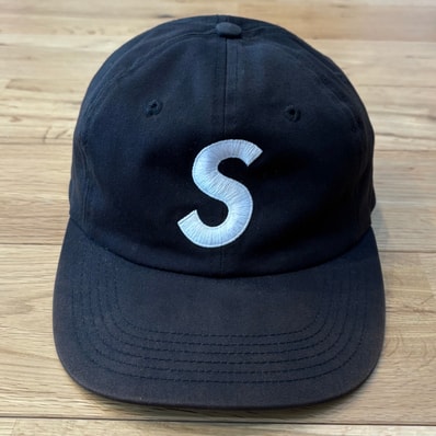 Supreme S Logo 6-Panel Cap シュプリーム Sロゴ キャップ ブラック 黒