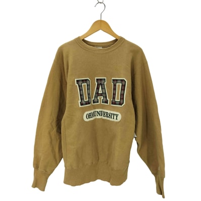 90S USA製 REVERSE WEAVE DAD クルーネックスウェット【1135629799154】