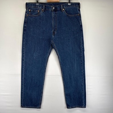 古着 リーバイス Levi's デニム パンツ 505 大きいサイズ ジッパーフライ 5ポケット ジーンズ ジーパン W40 L32 ブルー系 メンズ