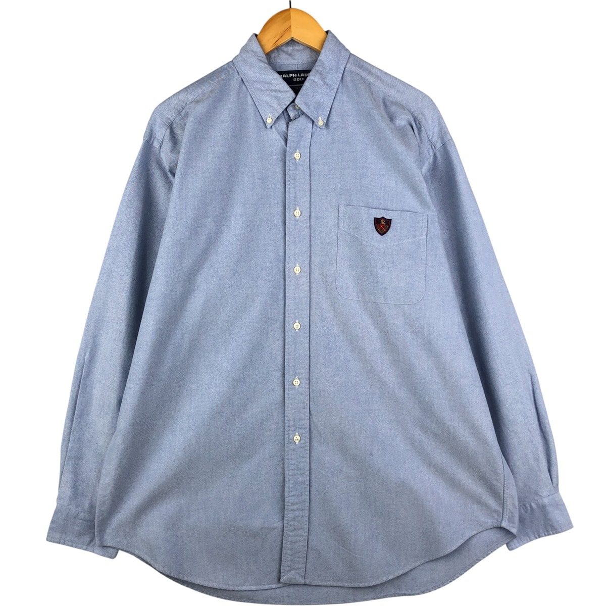 古着 ラルフローレン Ralph Lauren POLO GOLF ポロゴルフ 長袖 ボタンダウンシャツ メンズL相当/eaa592737