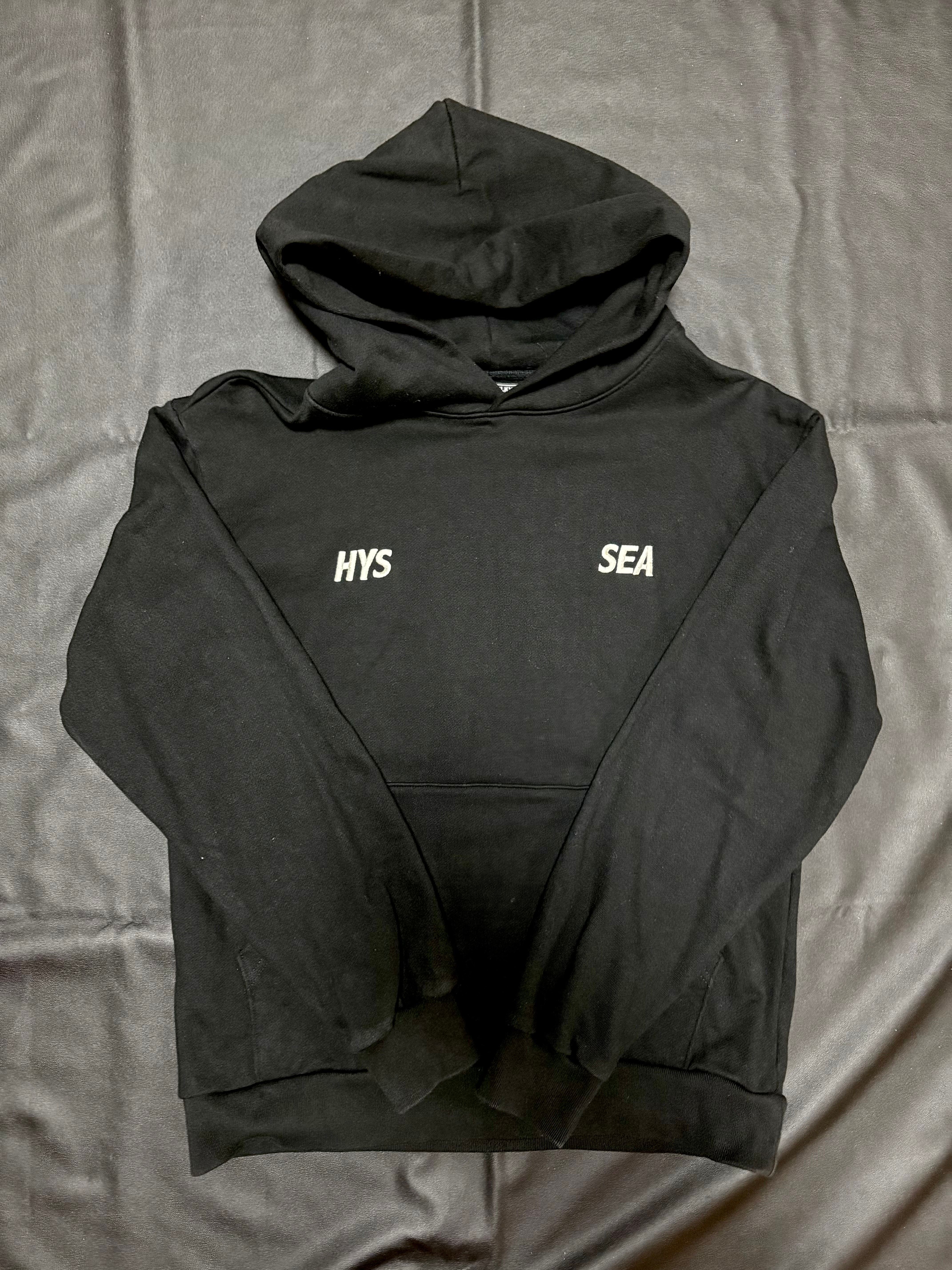 WIND AND SEA x HYSTERIC GLAMOUR Logo Hoodie "Black"