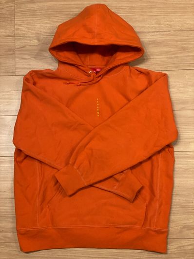 Supreme Micro Logo Hooded Sweatshirt "Burnt Orange"