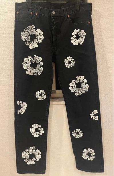 LEVI'S x Denim Tears The Cotton Wreath Jean "Black"